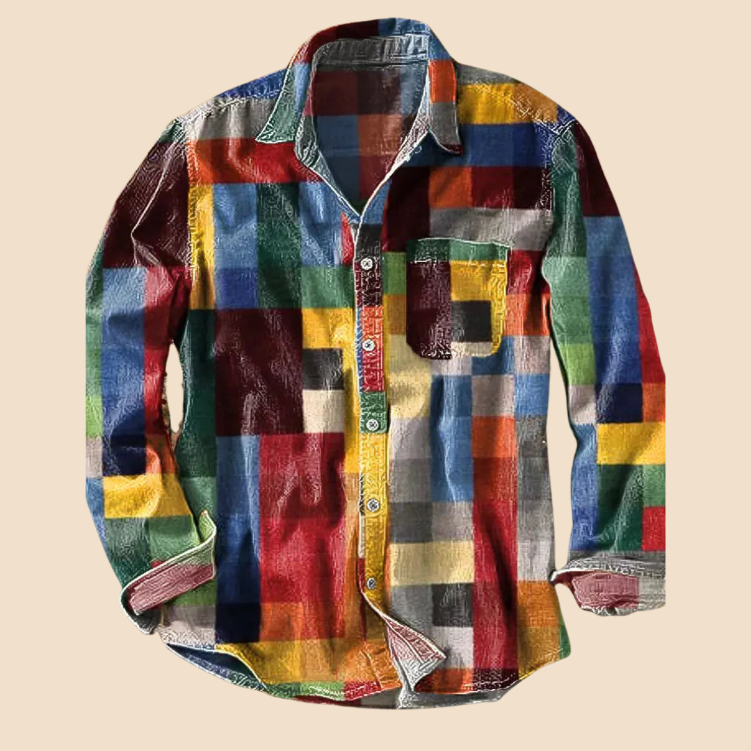 Colorado | Vintage long-sleeved rainbow shirt