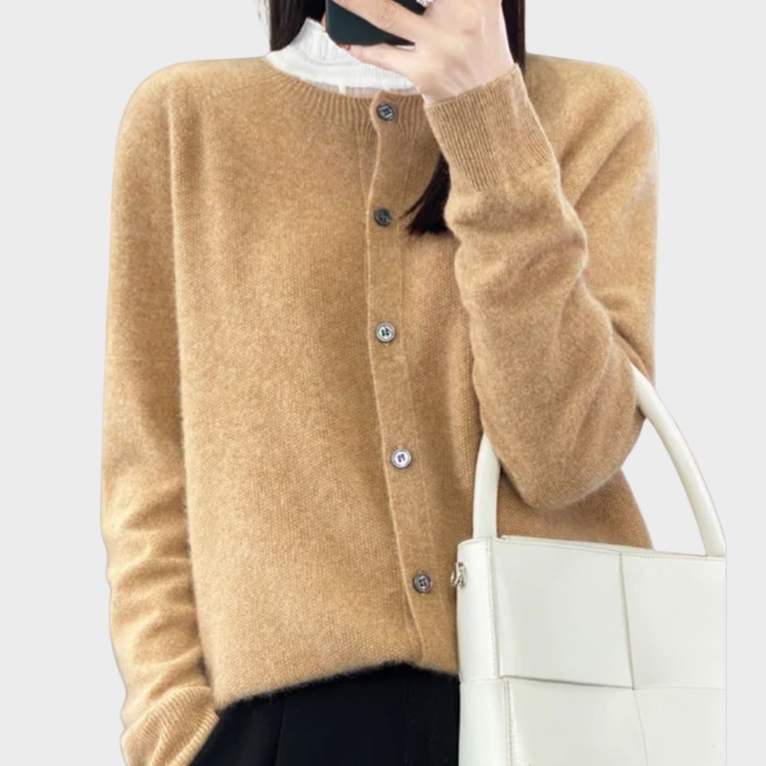 Angelika | Merino Wool Cardigan