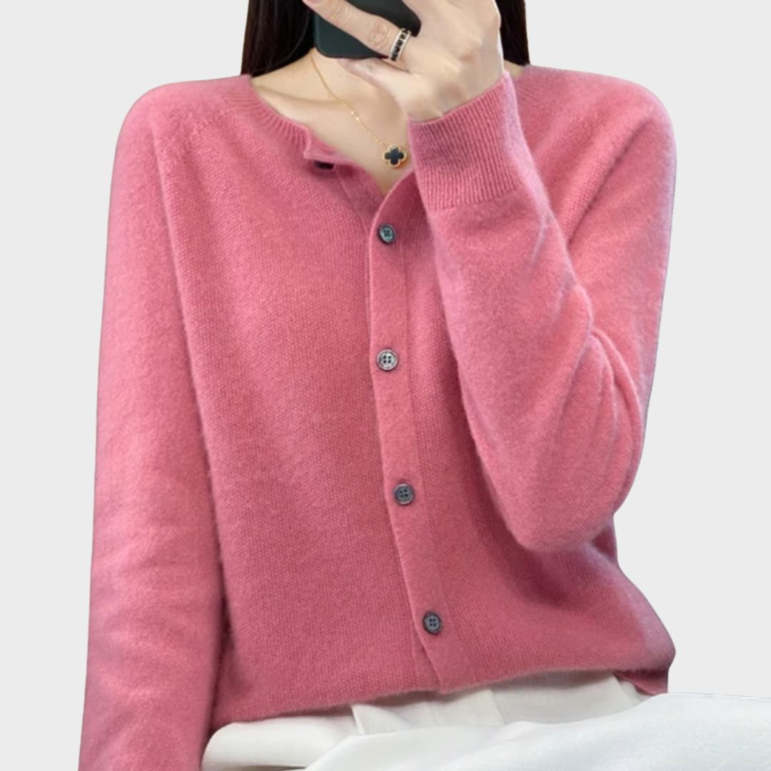 Angelika | Merino Wool Cardigan