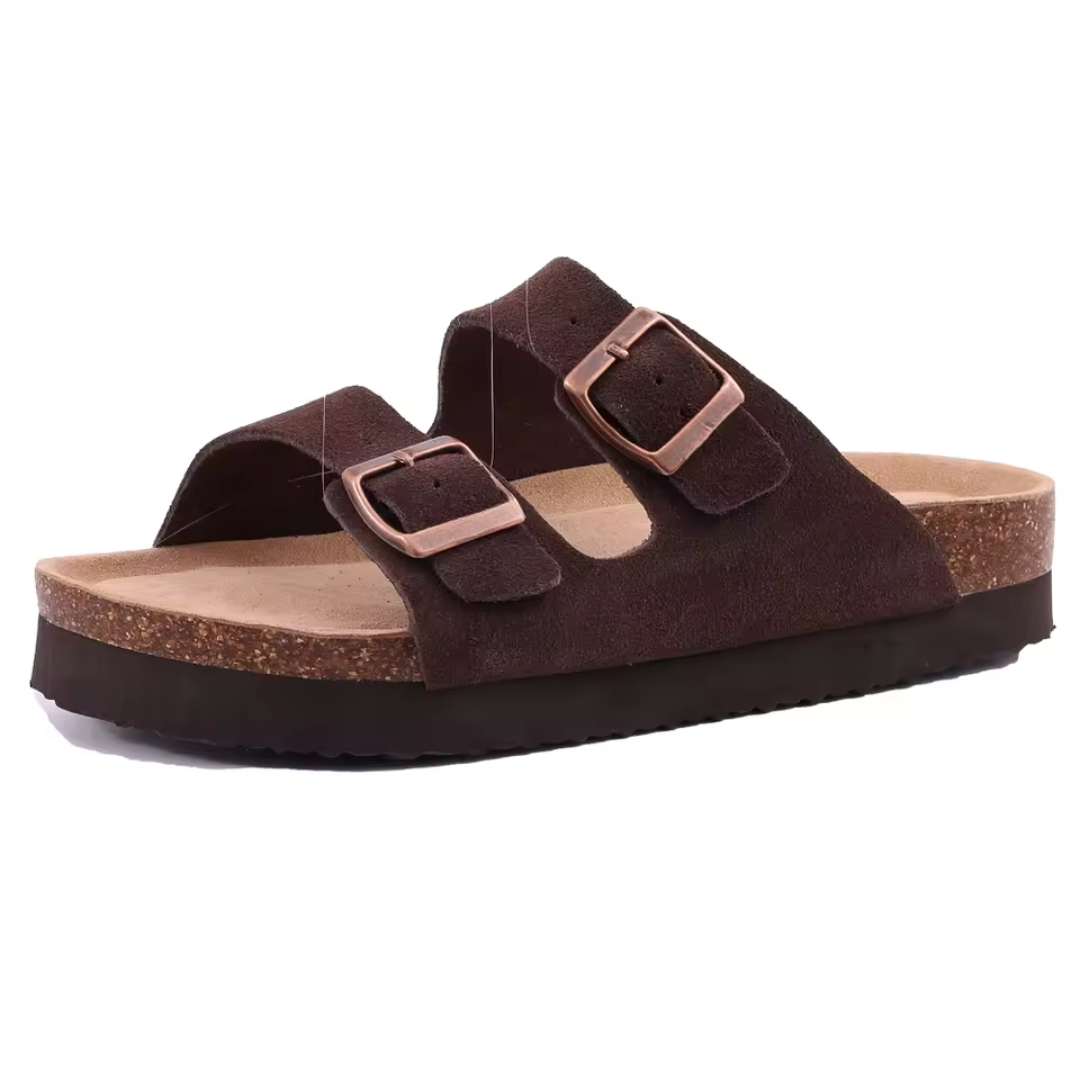 Nore III | Suede sandal with arch support