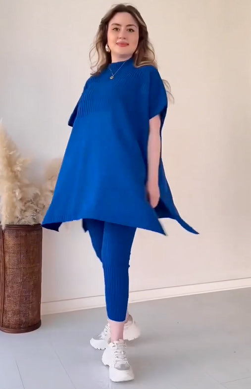 Edel | Knitted Two-Piece Women's Suit (Top + Trousers)