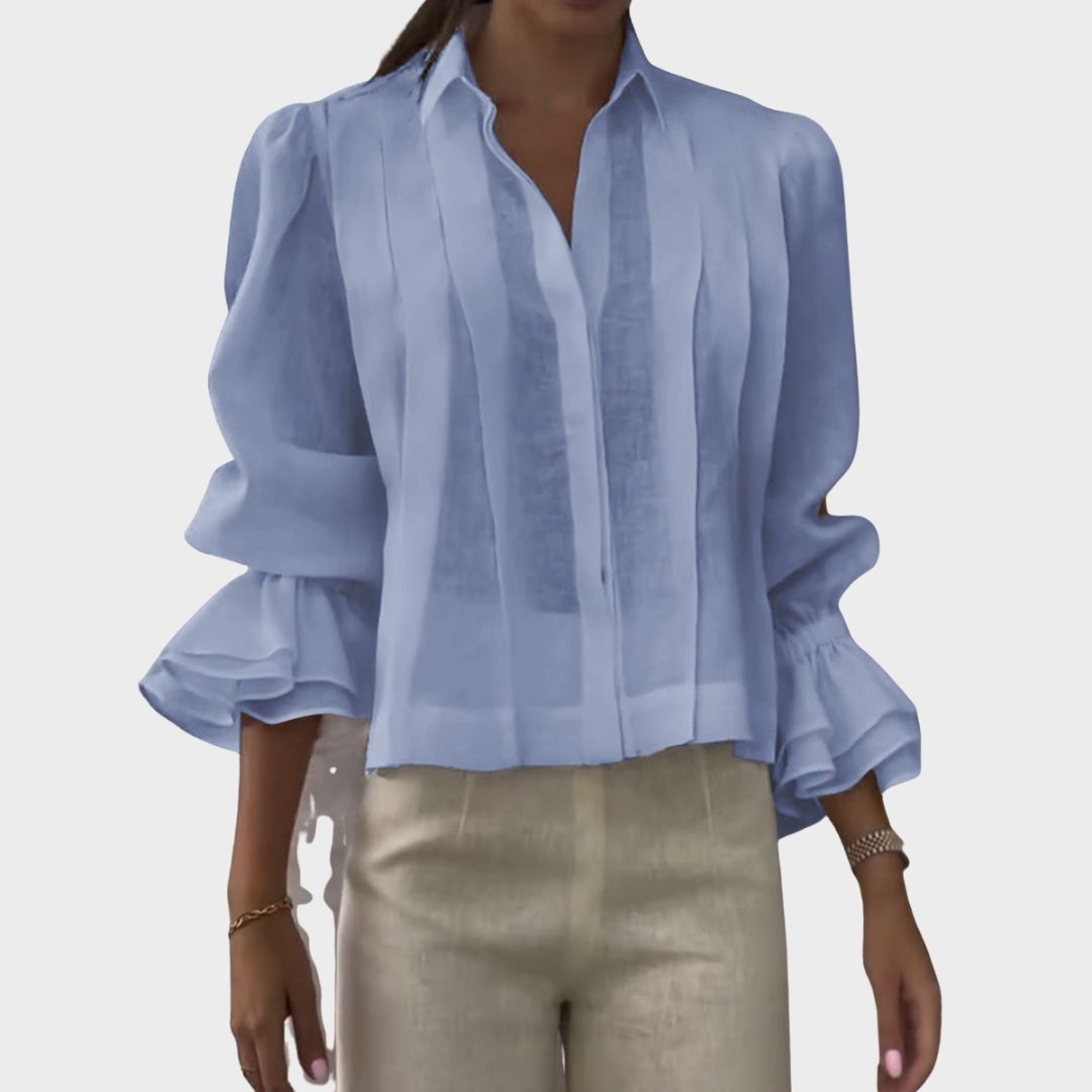 Madeleine | Blouse With Flattering Pleats