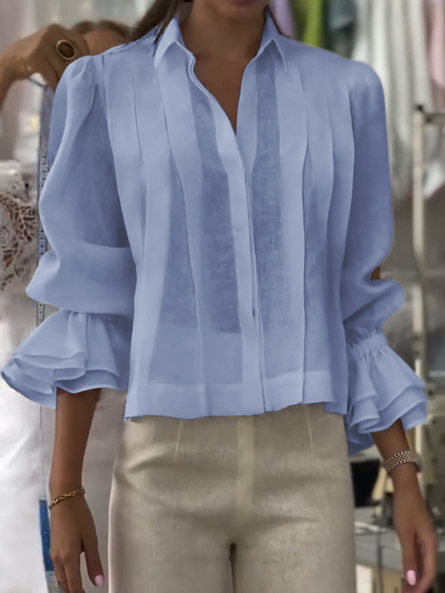 Madeleine | Blouse With Flattering Pleats