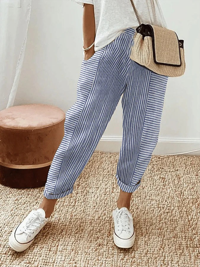Nyra | Striped Pants