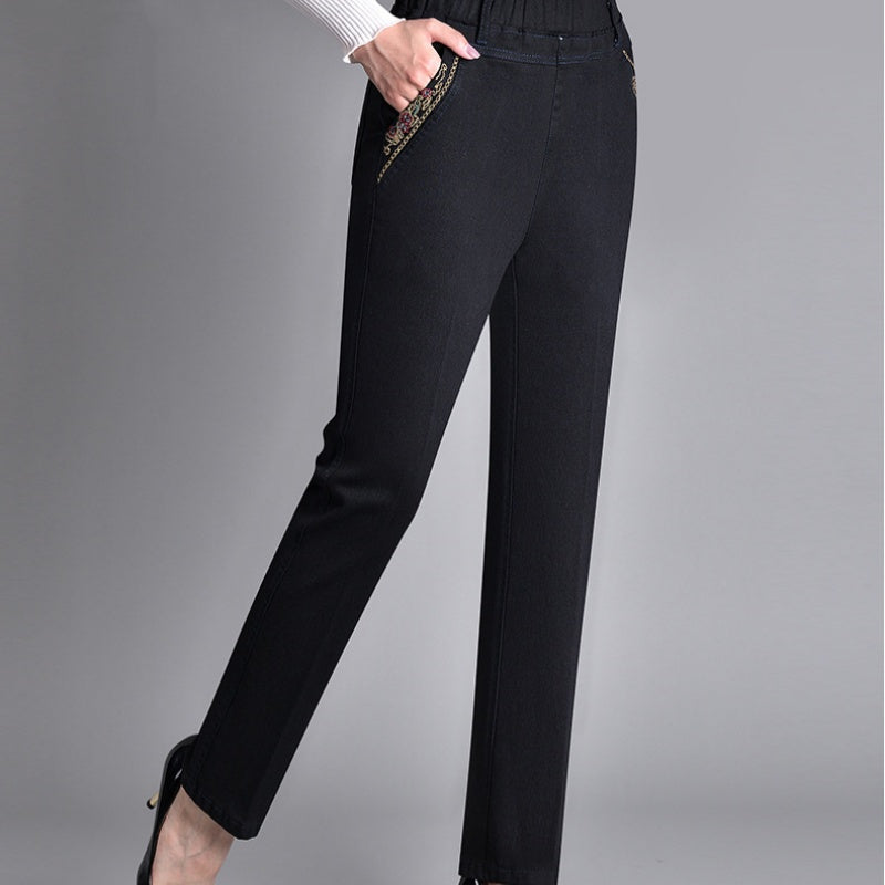 Lala | Elegant Elastic Women's Pants