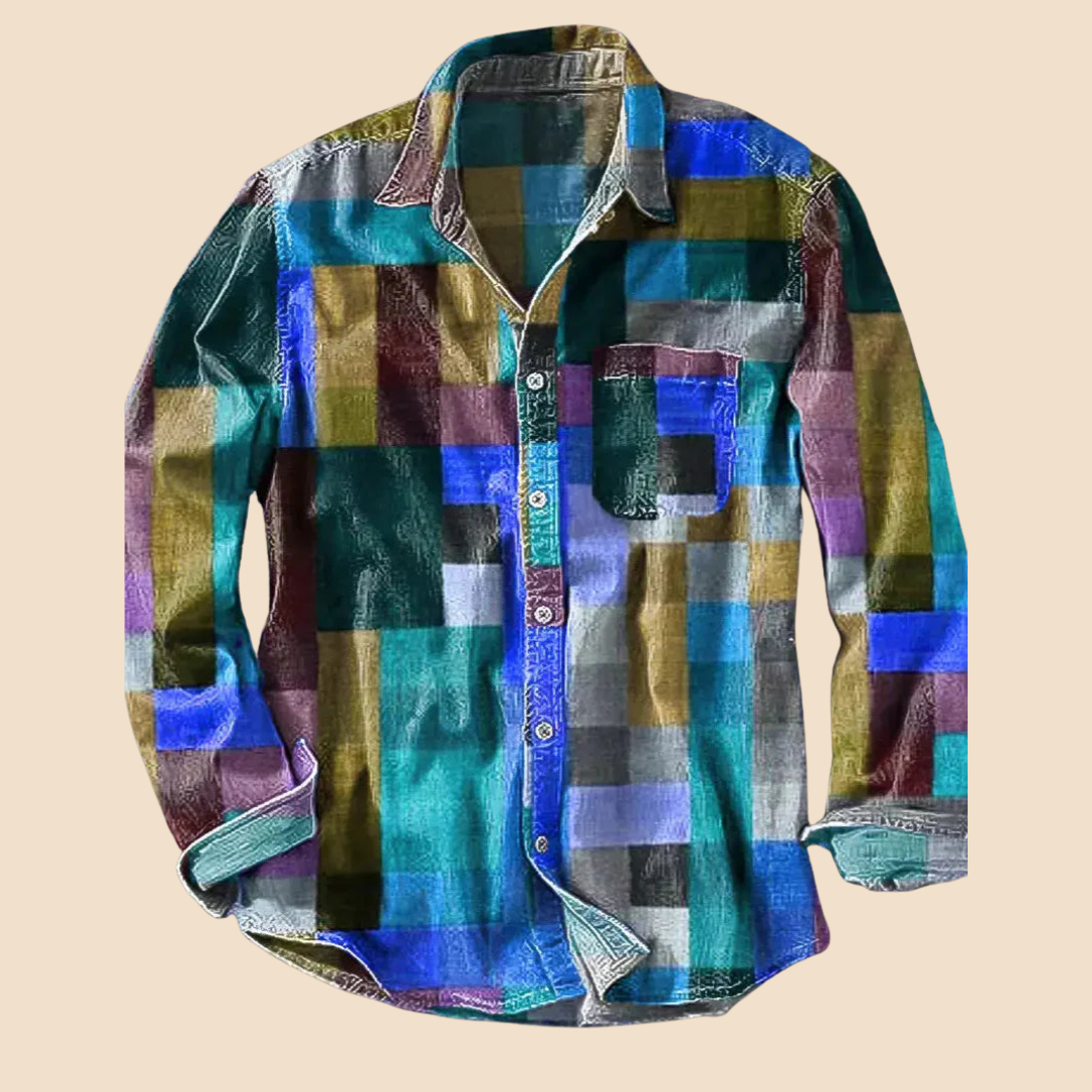 Colorado | Vintage long-sleeved rainbow shirt