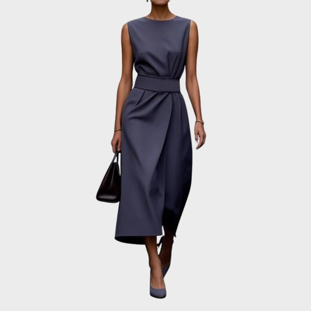 Ryve | Elegant Round Neck Dress