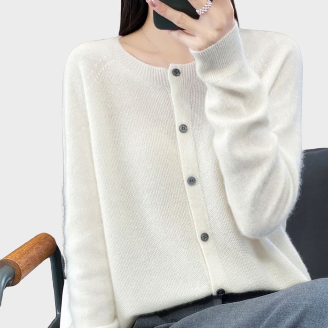 Angelika | Merino Wool Cardigan