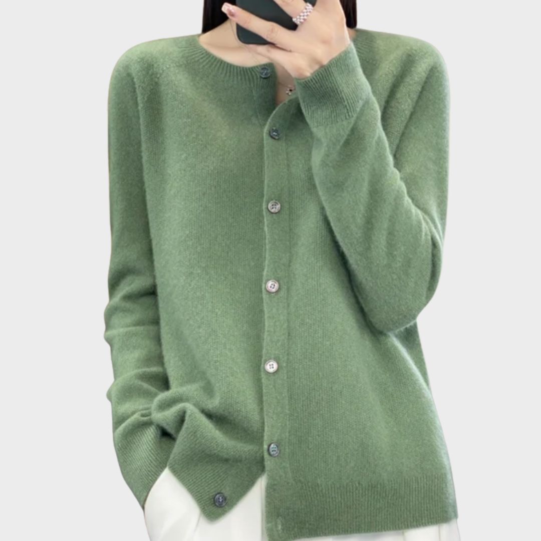 Angelika | Merino Wool Cardigan
