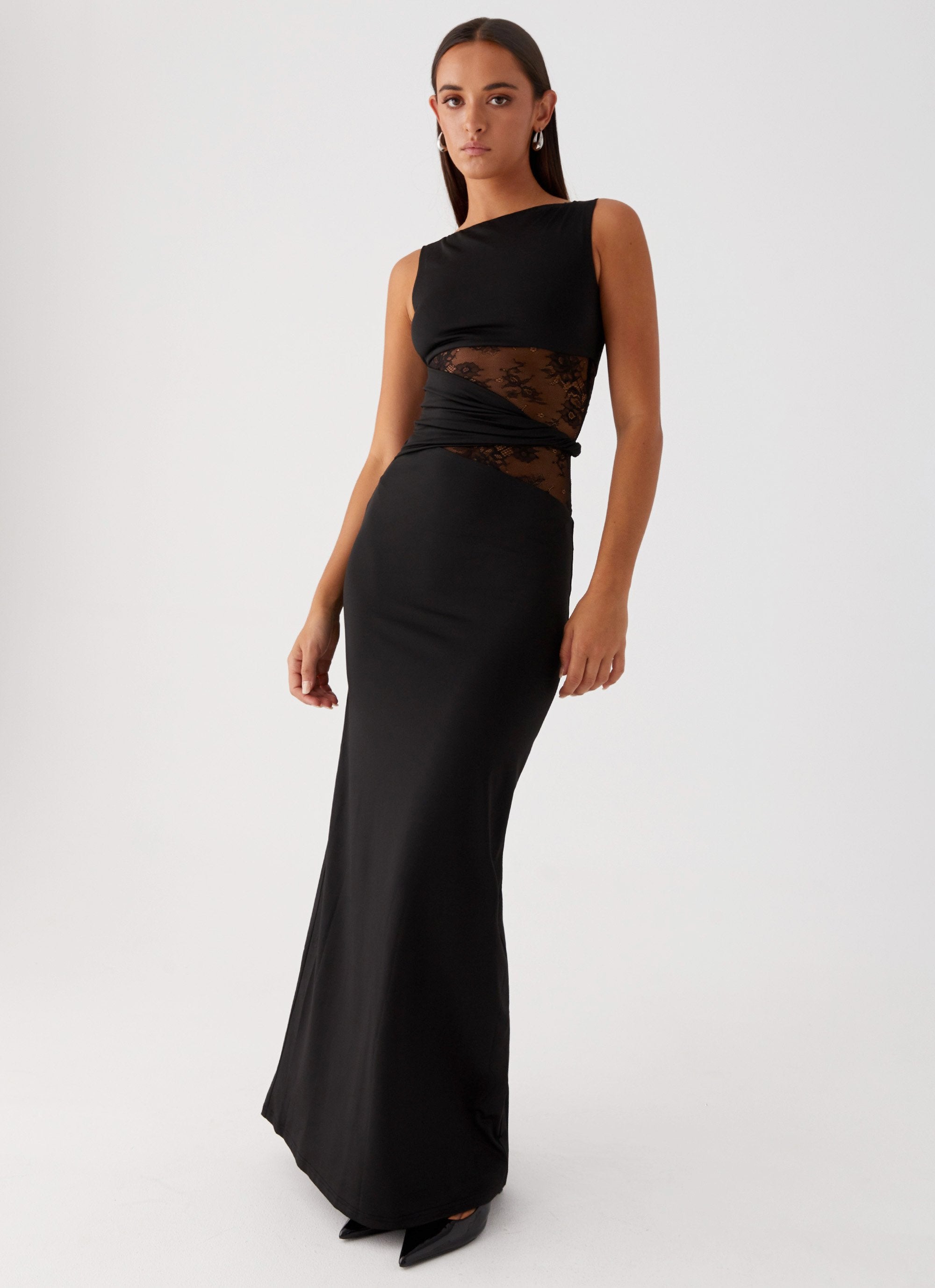 Bronagh | Maxi Dress with Cutouts & Lacing
