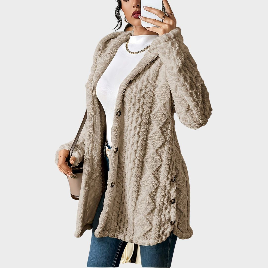 Soof | Plush Hooded Cardigan