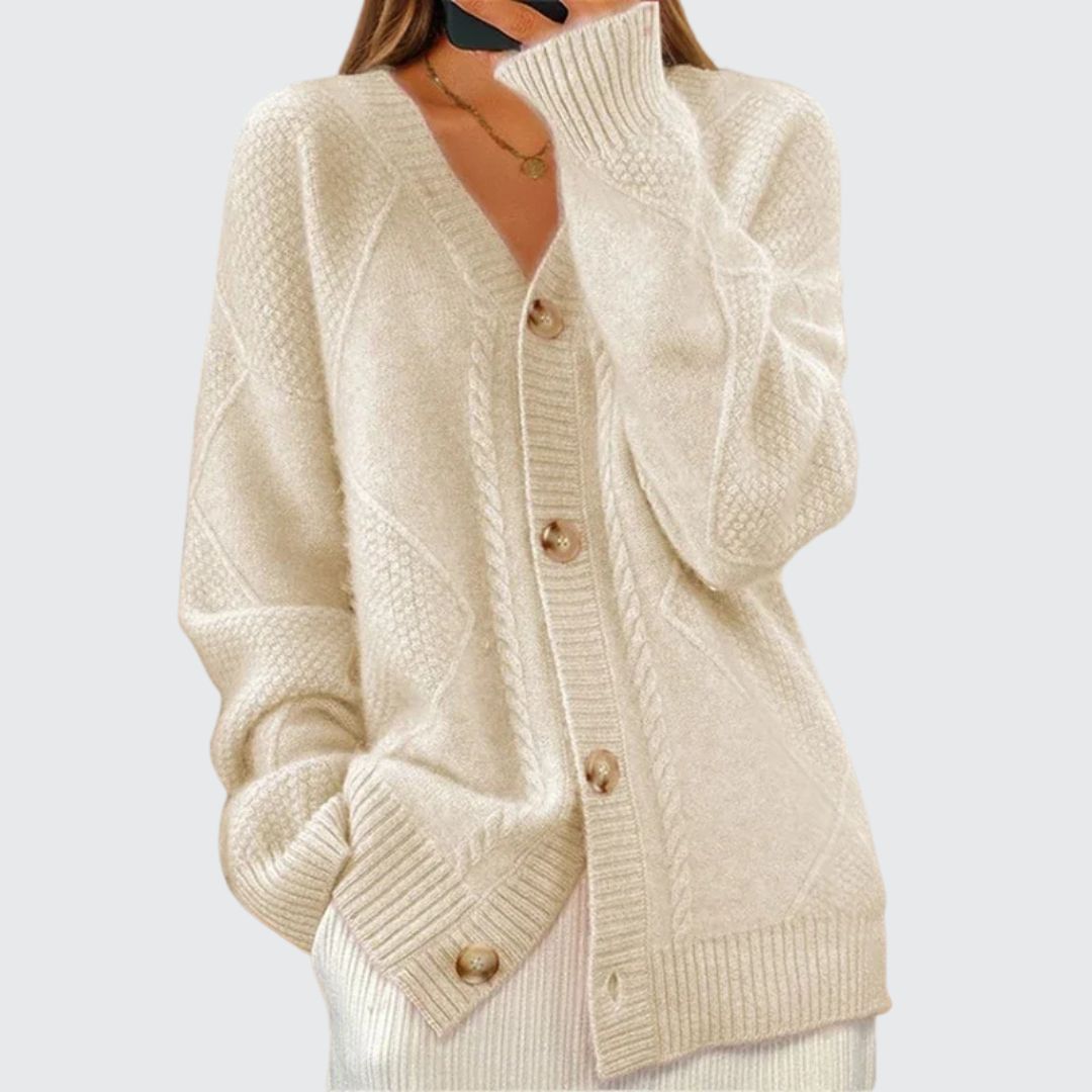 Éloise | Cable-Knit Cardigan