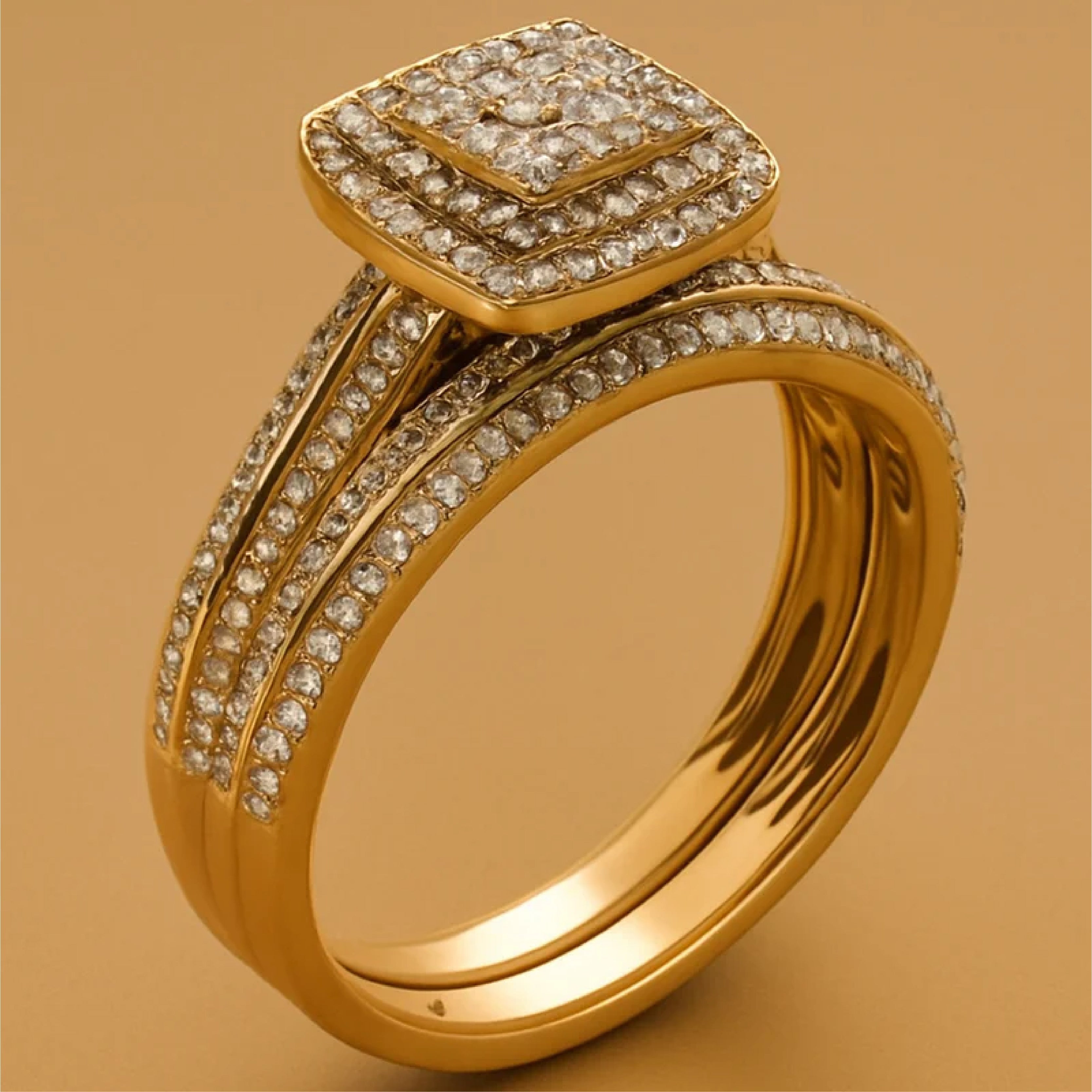 Ladies 2-Piece Boho Ring Set