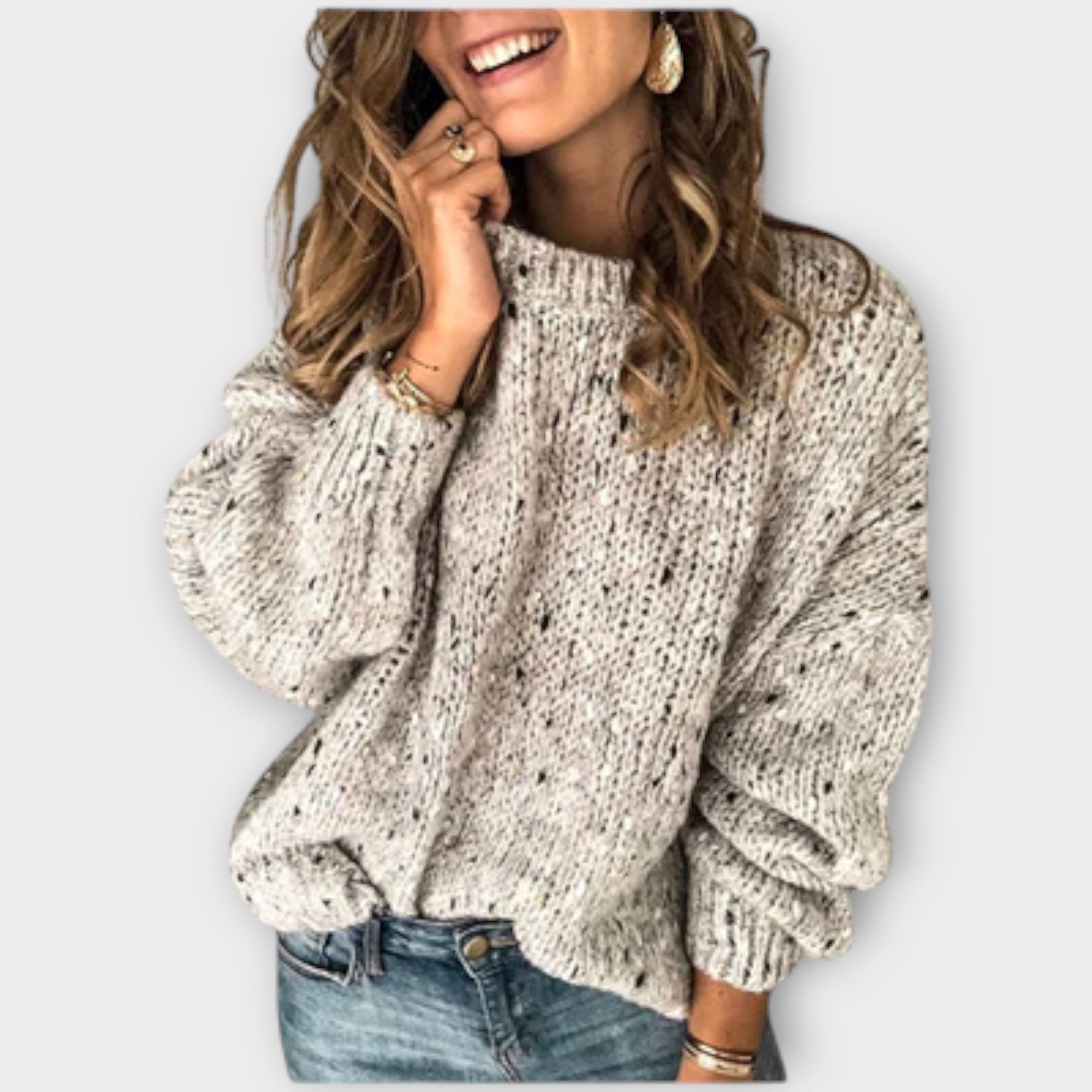 Linda | Cozy Retro Knit Sweater