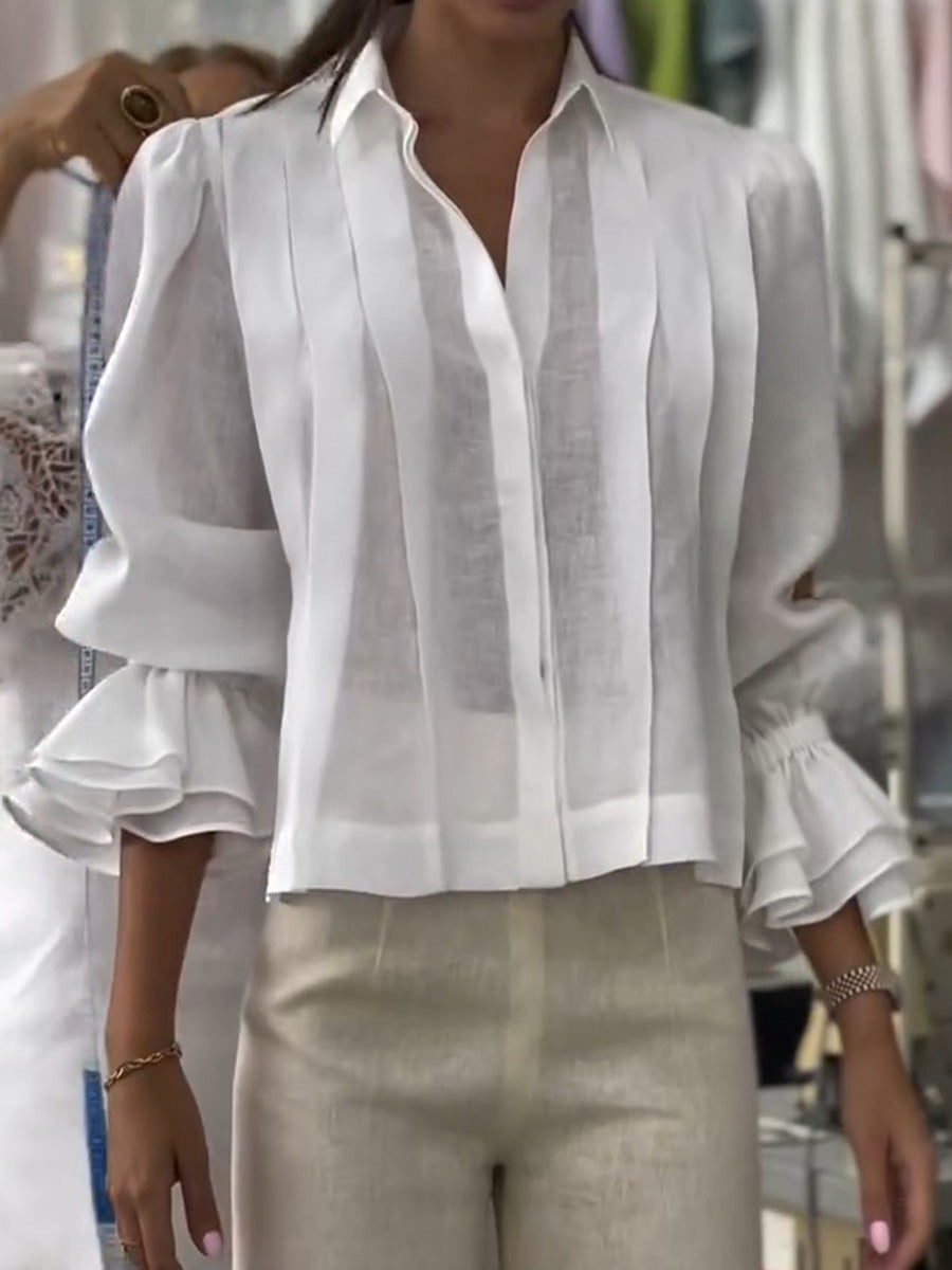 Madeleine | Blouse With Flattering Pleats