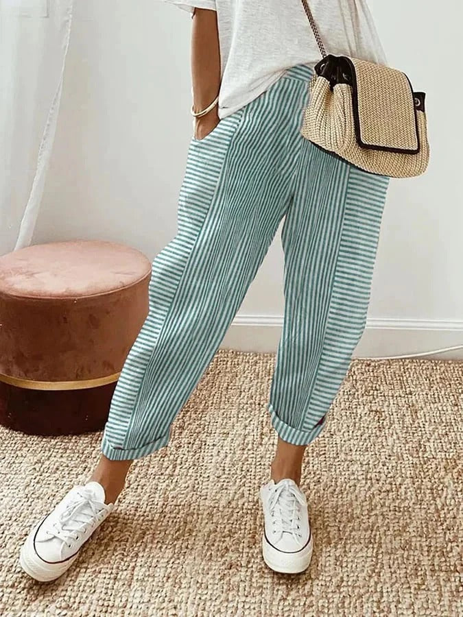 Nyra | Striped Pants