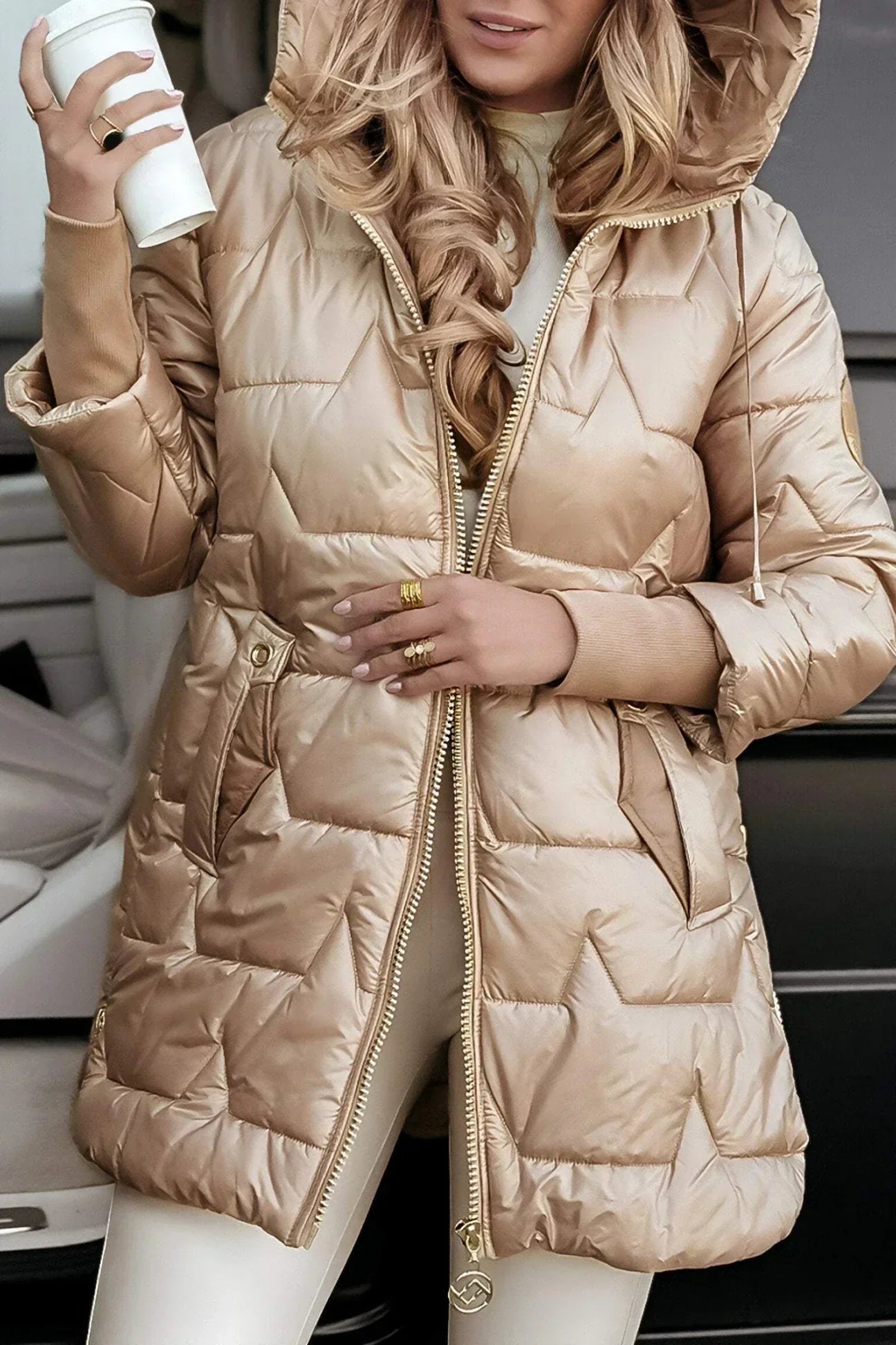 Aisling | Long Padded Jacket