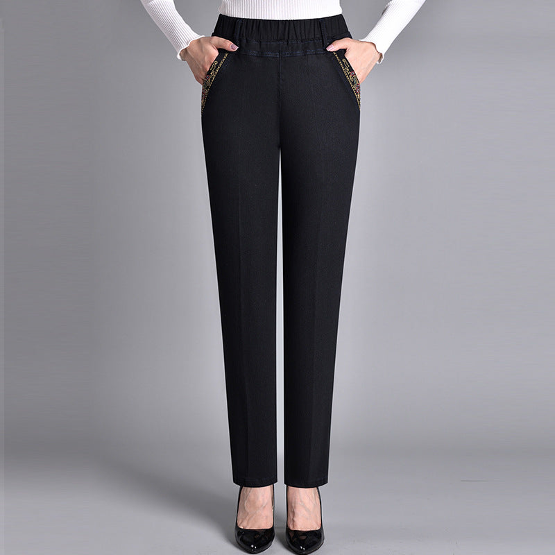 Lala | Elegant Elastic Women's Pants